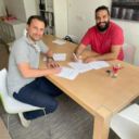 Vitamin Lounge Grnder Daniel Einy M.A. und Dr. Philipp Hasenhrl, der als neuer Franchise-Partner einen eigenen Standort in Innsbruck erffnet hat.